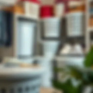 Organized Storage with Round Plastic Laundry Baskets Organized storage solutions featuring round plastic laundry baskets