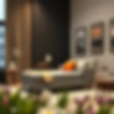 Stylish single bed pull out chair in a modern living room setting