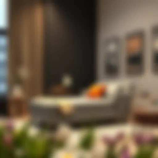 Stylish single bed pull out chair in a modern living room setting