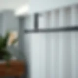 Minimalist Single Rod Bracket Design Elegant single rod bracket showcasing a minimalist design.