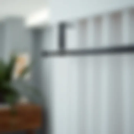 Minimalist Single Rod Bracket Design Elegant single rod bracket showcasing a minimalist design.