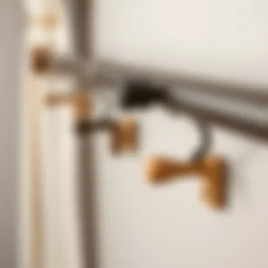 Diverse Materials for Single Rod Brackets Variety of single rod brackets made from different materials.