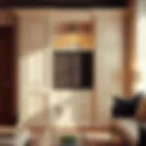 Elegant Tall White Closet Cabinet Elegant tall white closet cabinet showcasing ample storage space