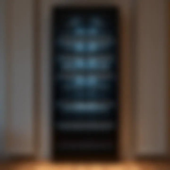 Sophisticated Wine Display Case with LED Lighting Sophisticated wine display case incorporating LED lighting