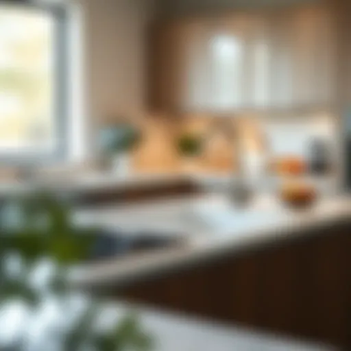 Elegant undermount sink in a modern kitchen setting