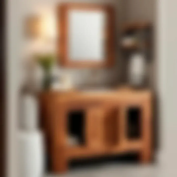 Rustic Reclaimed Wood Bathroom Vanity Rustic bathroom vanity made from reclaimed wood with unique finishes