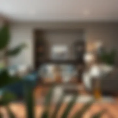 Stylish Home Furniture Arrangement Stylish arrangement of pre-owned furniture in a cozy home setting