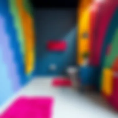 Vibrant Narrow Bathroom Mats Enhancing Bathroom Space Colorful narrow bathroom mats enhancing space