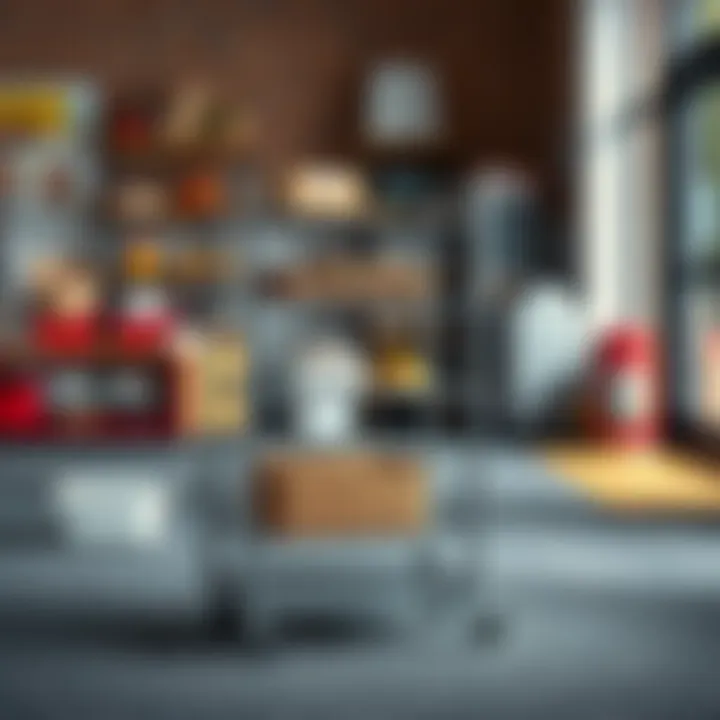 Versatile utility cart with multiple shelves