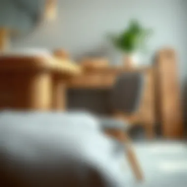 Materials in Vanity and Chair Design A detailed view of materials used in vanity and chair construction