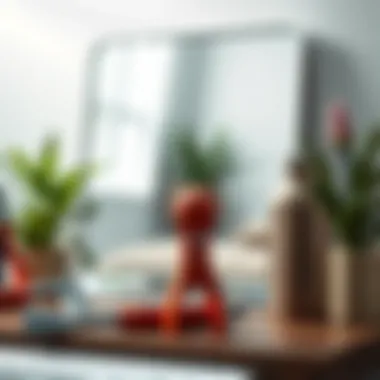 Installation tools for wall mirror replacement