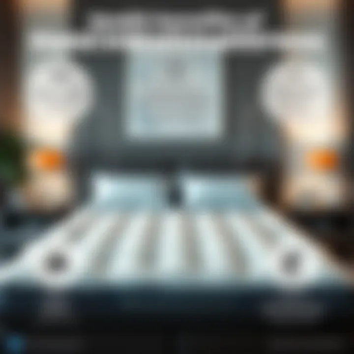 Health Benefits of Hard Mattresses Infographic showcasing health benefits associated with hard mattresses