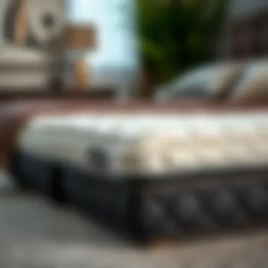 Diverse Materials for Hard Mattresses Close-up of different mattress materials used in hard mattresses