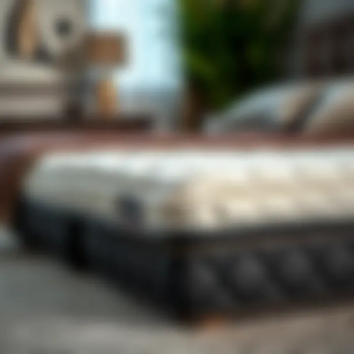 Diverse Materials for Hard Mattresses Close-up of different mattress materials used in hard mattresses