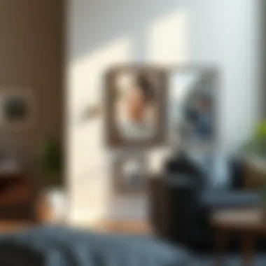 Artistic framing examples enhancing various photographs