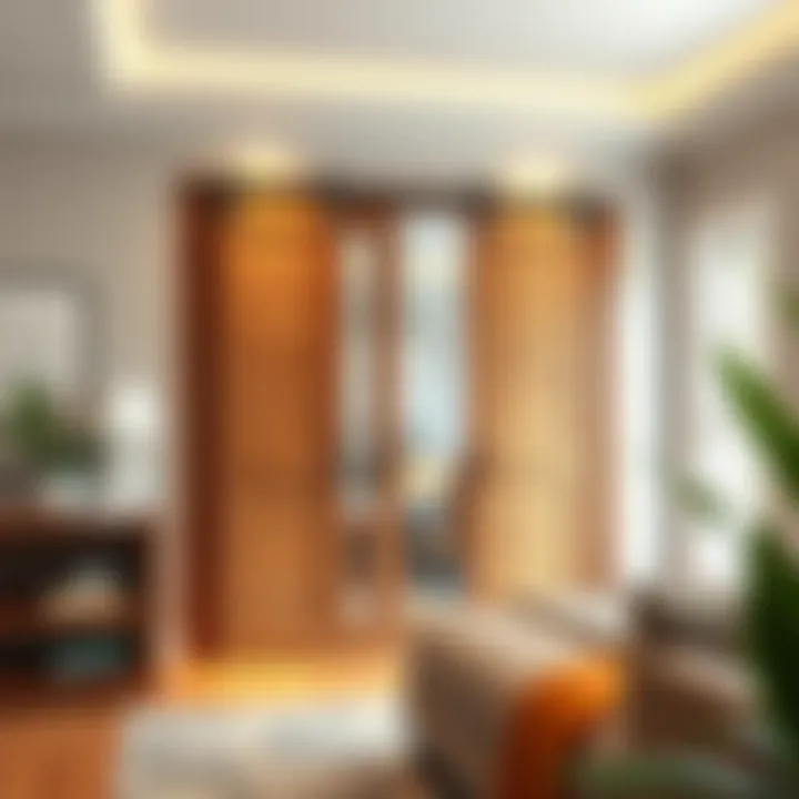 Installation technique illustration for sliding closet door frames