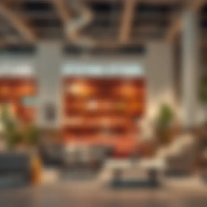 Modern furniture store offering couch donations