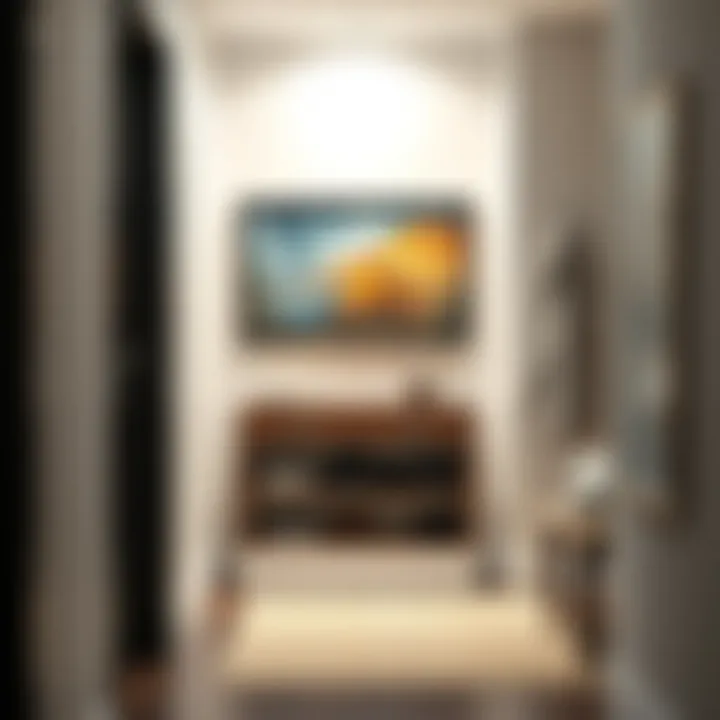 Compact Design for Space Efficiency in Entryways Compact hallway table maximizing small space