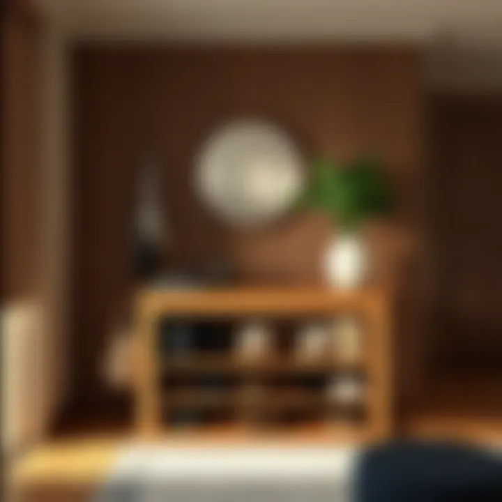 Elegant Wooden Design for Shoe Storage Elegant wooden hallway table for shoes