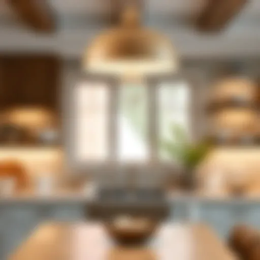 Elegant Pendant Lights Enhancing Kitchen Aesthetics Elegant pendant lights above kitchen island