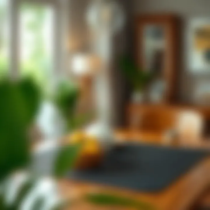 Stylish heat protector mats complementing decor