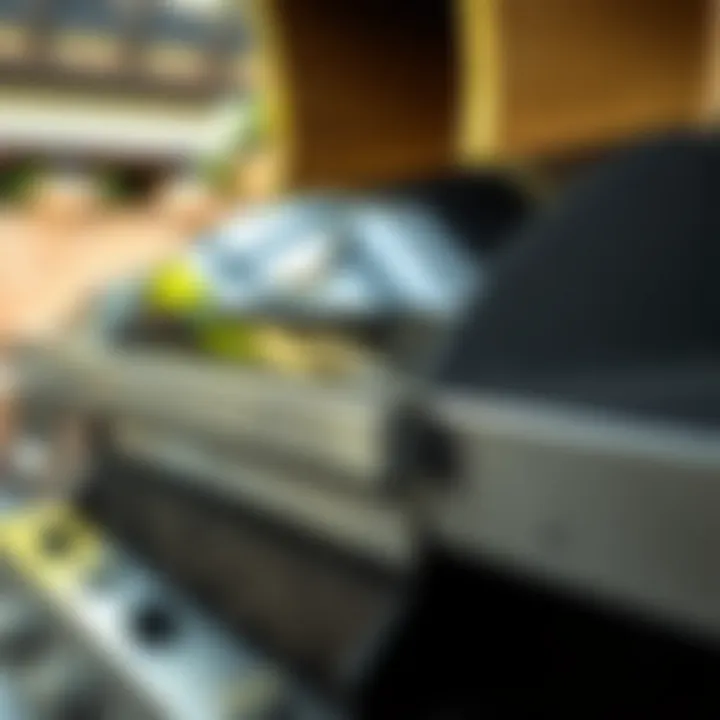 Close-up of charcoal grilling features highlighting versatility and design