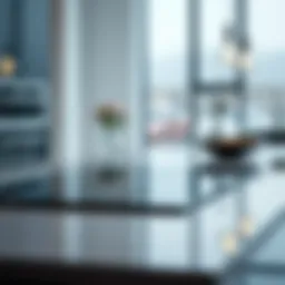 Modern induction cooktop with sleek design