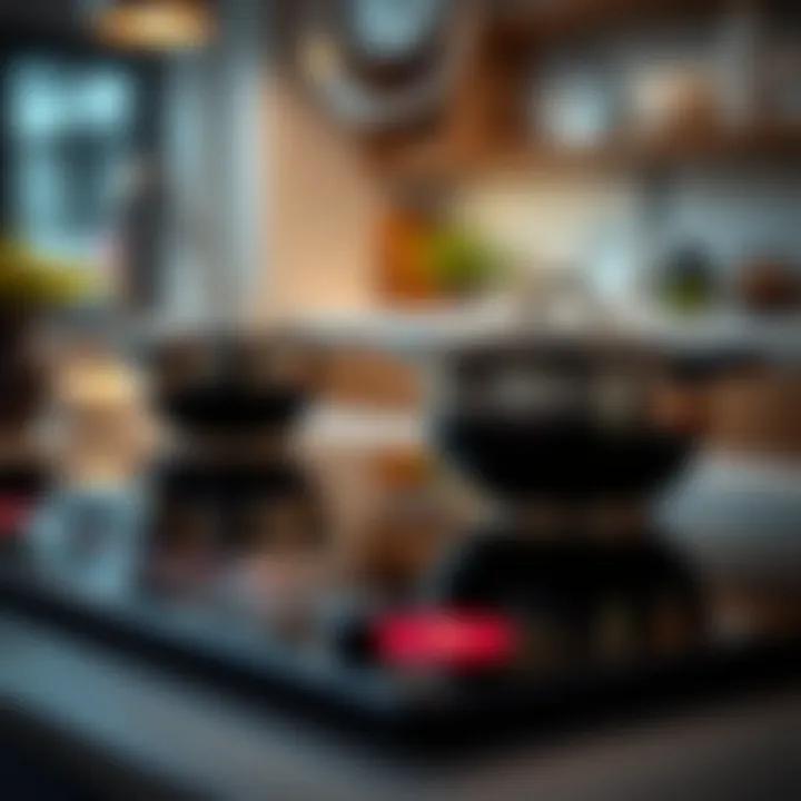 Safety Innovations in Induction Cooktop Technology Safety features highlighted on an induction cooktop
