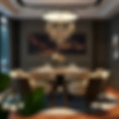 Luxurious High Top Dining Table Luxurious high top dining table in a contemporary setting