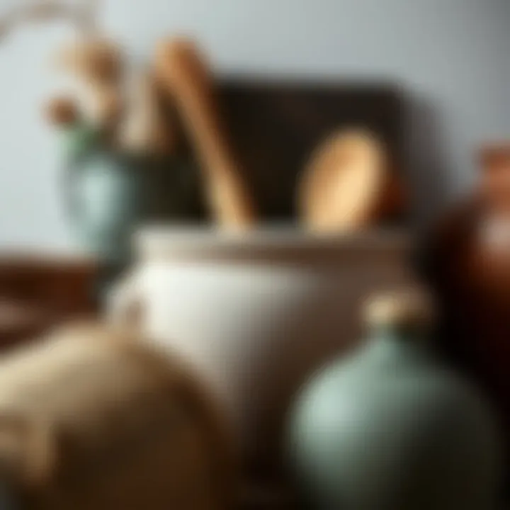 Craftsmanship of Giant Pot Materials Close-up of materials used in giant pots, highlighting craftsmanship