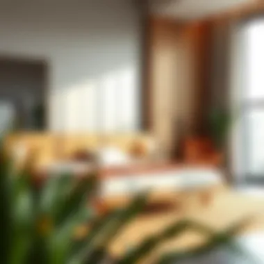 Eco-Friendly Queen Bed Frame with Stylish Aesthetics Queen bed frame made from sustainable materials with a chic look