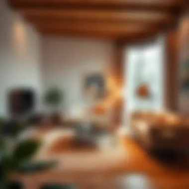 Elegant Small Living Room Design Stylish mid-century modern small living room with elegant furniture