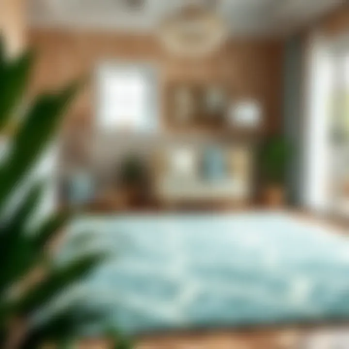 Mint Rug Maintenance Tips Maintenance tips for mint rugs displayed in a nursery