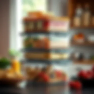 Innovative stackable containers for organized kitchen spaces