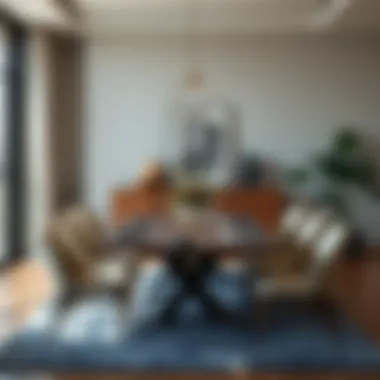 Versatile small dining table arrangement suitable for various occasions