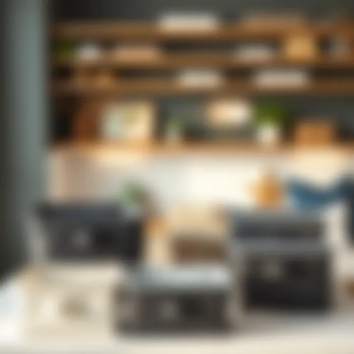 Diverse Styles of Packing Cubes for Every Taste Various styles of packing cubes displayed on a clean countertop