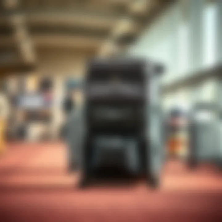 Travel Smart: Packing Cubes in Action A neatly arranged luggage with packing cubes enhancing travel organization