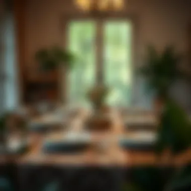 Creating Ambiance with Table Runners Cozy dining setup with a well-chosen table runner