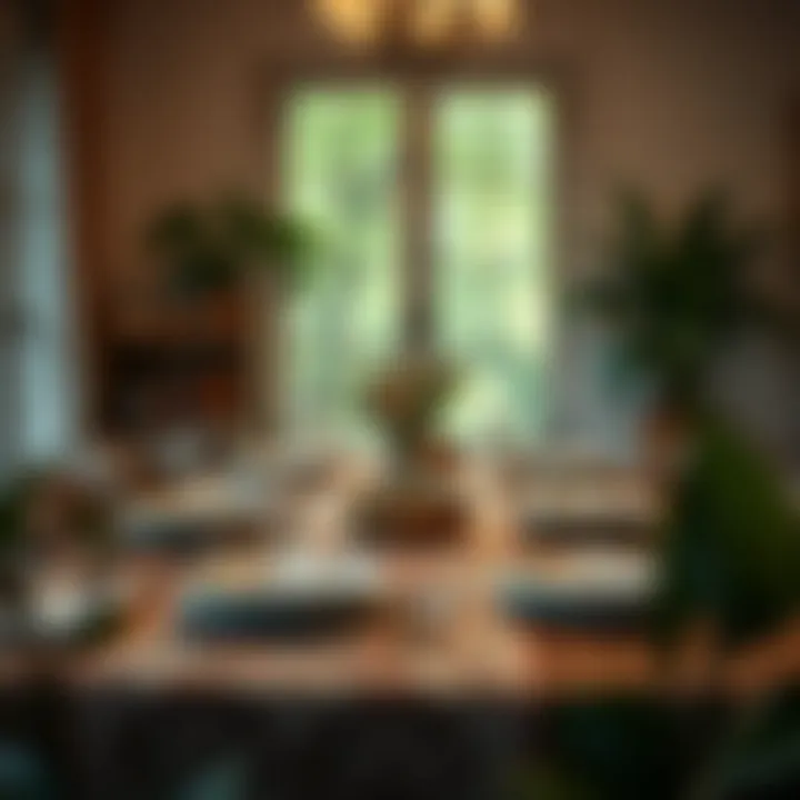 Creating Ambiance with Table Runners Cozy dining setup with a well-chosen table runner