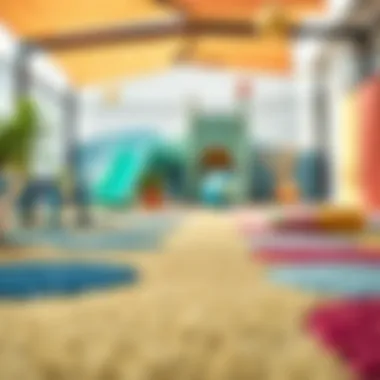 Enhancing Play Spaces with Colorful Carpets Vibrant outdoor carpet design for play areas