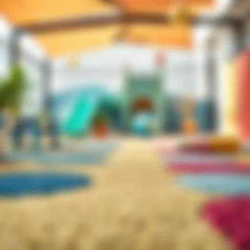 Enhancing Play Spaces with Colorful Carpets Vibrant outdoor carpet design for play areas