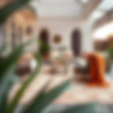 Stylish Outdoor Throw Rug Design Elegant outdoor throw rug complementing a cozy patio setting