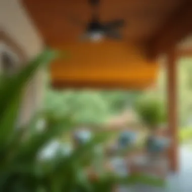 Installation technique for effective sunshade placement