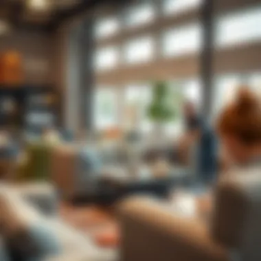 Preparing Furniture for Pick-Up Furniture being prepared for pick-up