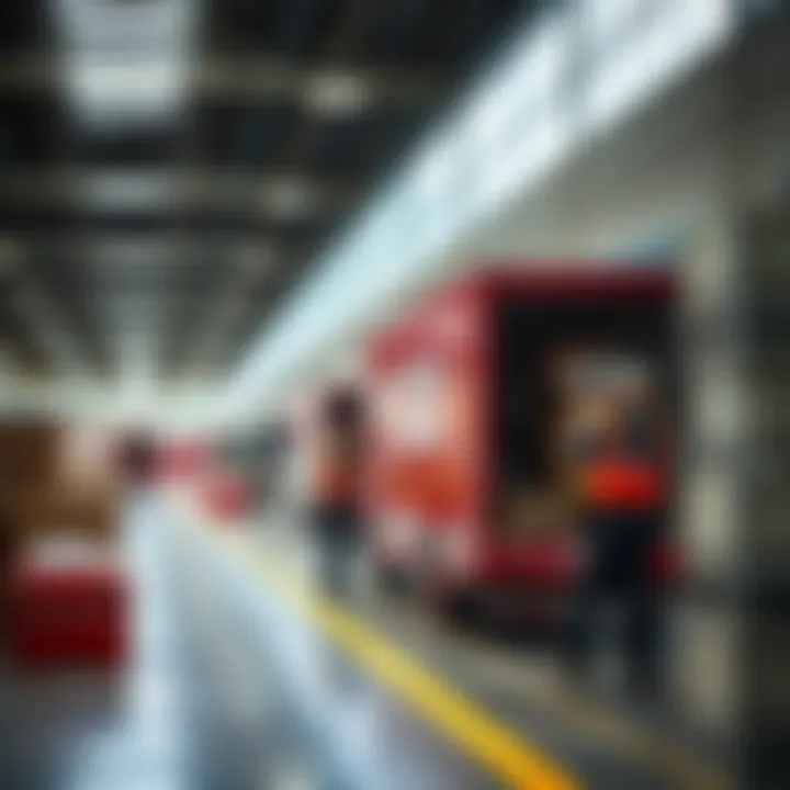 Logistics at the Pick-Up Point Efficient logistics and organization at a pick-up location