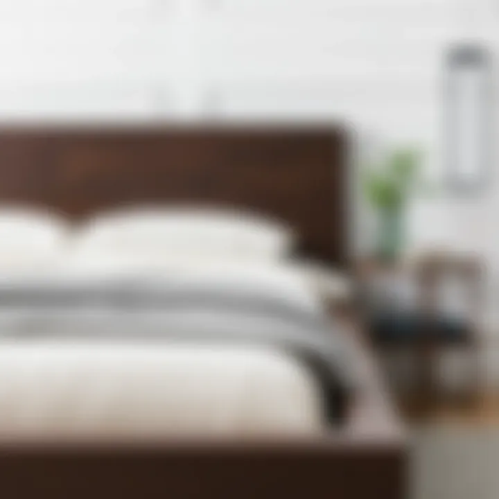 High-quality materials used in the Sagstua bed frame construction