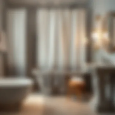 A harmonious blend of silver and grey in a chic bathroom setting