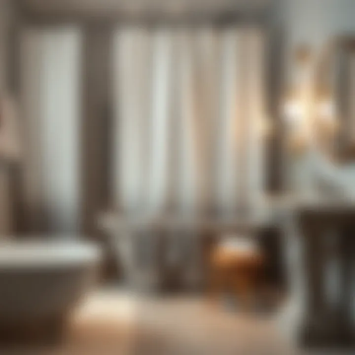 A harmonious blend of silver and grey in a chic bathroom setting