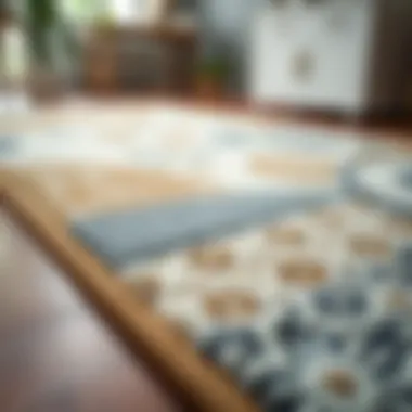 Non-Slip Rug Pads for Enhanced Stability Various non-slip rug pads displayed on a wooden floor.