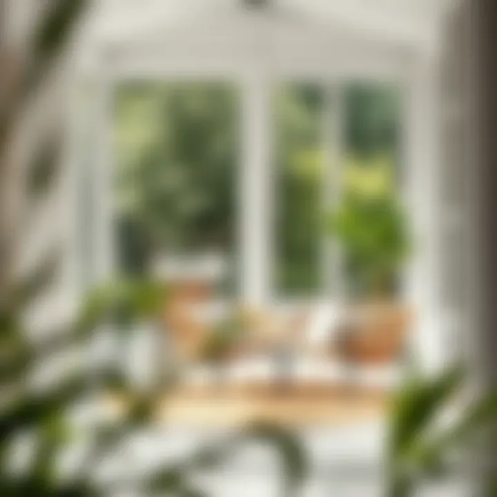 Modern sunroom chair made from sustainable materials